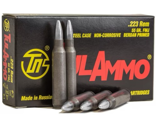 400rds Tulammo .223 Rem 62gr FMJ with FREE! Ammo Can - Centerfire Systems