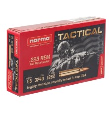 .223 Rem Tactical FMJ 55gr 30 rounds by Norma