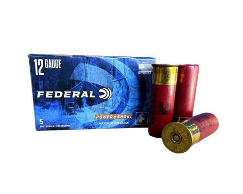 Federal - 12 Gauge - Maximum Buckshot - 2 3/4 in - 00 Buck - 5 rounds