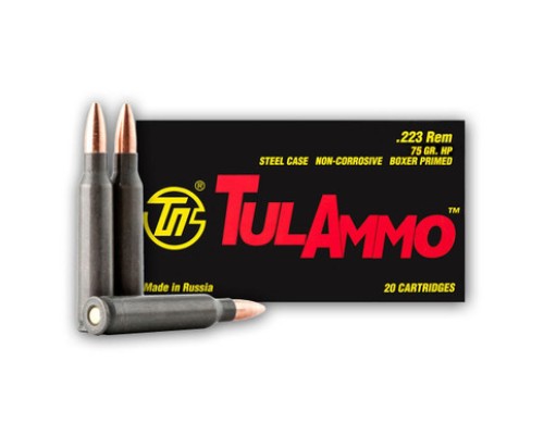 .223 Rem FMJ 55gr 1000 rounds by Tulammo 