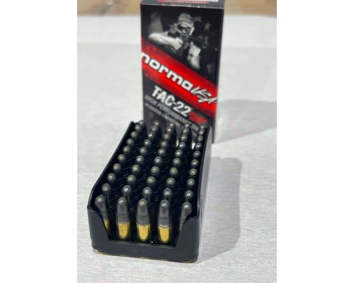 TAC-22 .22LR Rimfire Ammunition by Norma 50 Rounds
