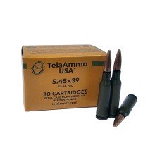 5.45x39 65 gr FMJ 1500 rounds by Tela Ammo 